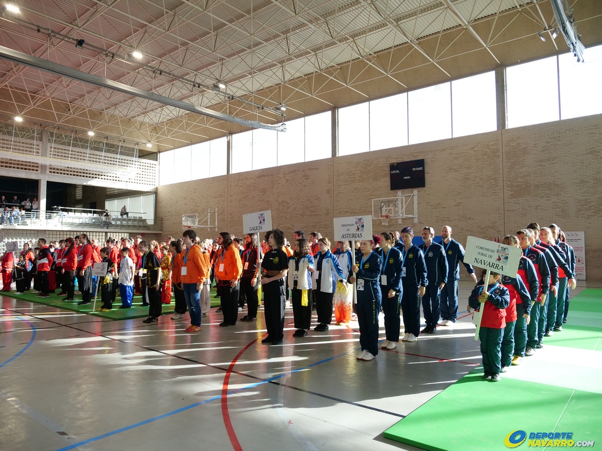 Gran acogida del XIII Campeonato de España de  Wu-Shu Tradicional en Pamplona 05-11-22. FOTOS.